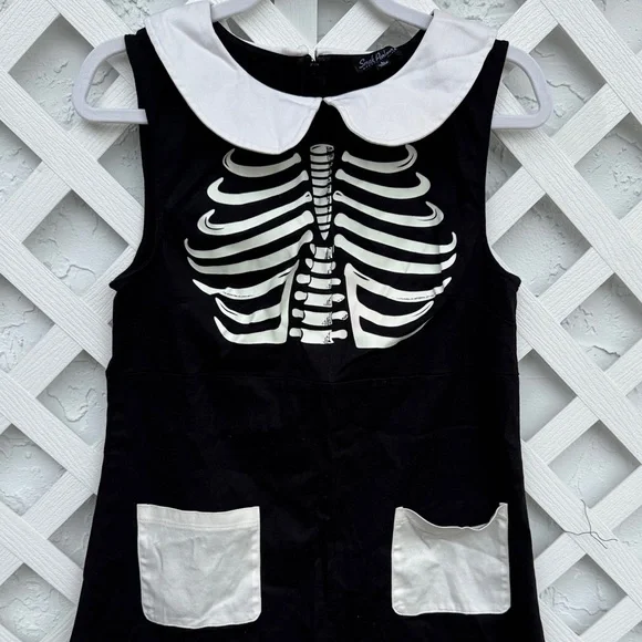 Unique Vintage Skeleton Dress - Picture 3 of 5